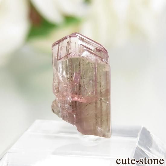 メレラニ産 ピンク×イエローゾイサイトの結晶(原石)No.65の写真1 cute stone