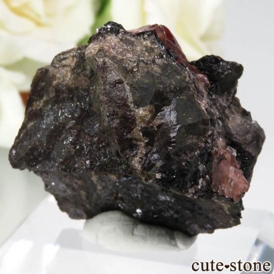 ペルー産 ロードクロサイトの母岩付き原石 No.28の写真1 cute stone