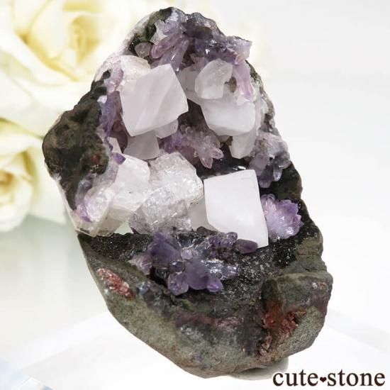 【鉱物標本】アメシスト 原石 インド産 インド Khadakwani産 アメジストの原石 No.25 - cute stone -