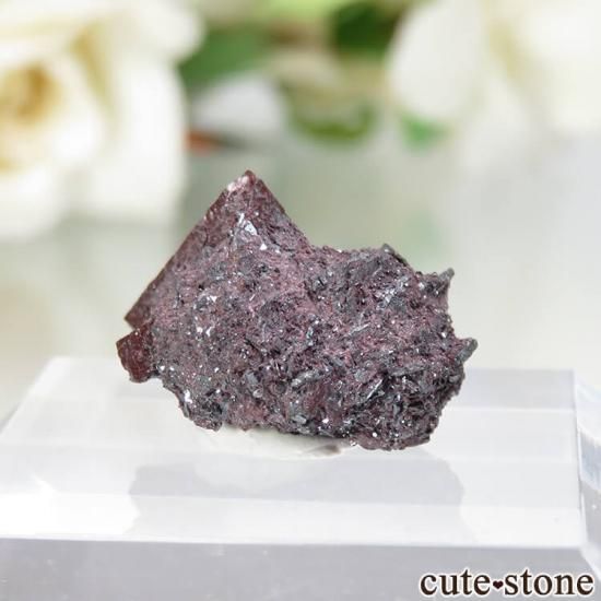 イラン Qalat Payeen産 ズニアイト(ズニ石)&ヘマタイトの母岩付き原石 No.21の写真1 cute stone