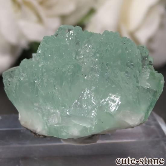 インド プネー産 グリーンアポフィライト&スティルバイトの原石 No.33の写真1 cute stone