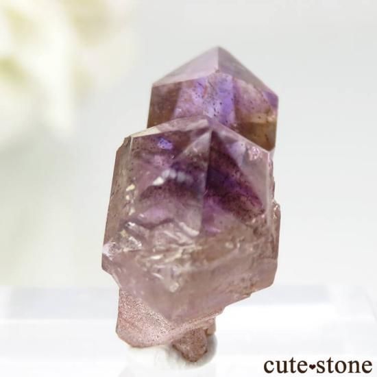 マダガスカル産 アメジスト(日本式双晶・セプタークォーツ)の マダガスカル産 アメジスト(日本式双晶・セプタークォーツ)の