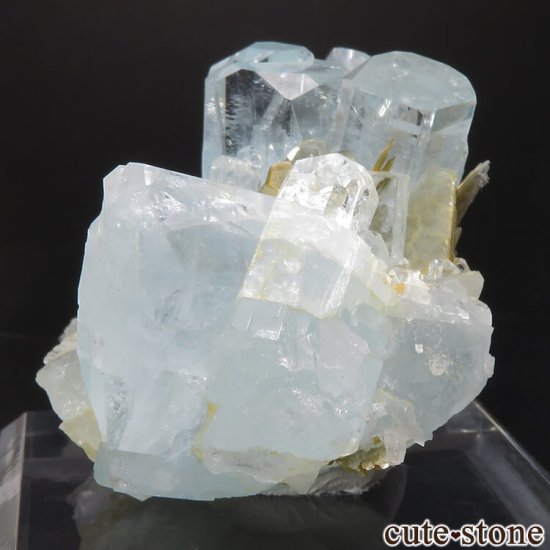 パキスタン Chumar Bakhoor産 アクアマリン＆モスコバイトの結晶（原石）No.15の写真2 cute stone