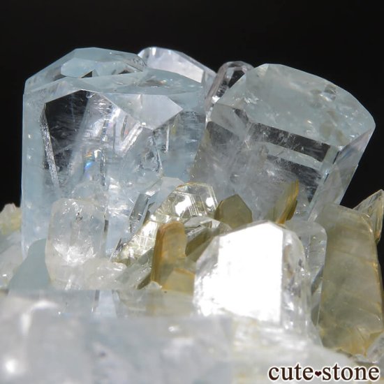パキスタン Chumar Bakhoor産 アクアマリン＆モスコバイトの結晶（原石）No.15の写真5 cute stone