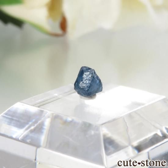 ナイジェリア産 ブルースピネル(ガーナイト)の結晶(原石)No.14の写真1 cute stone