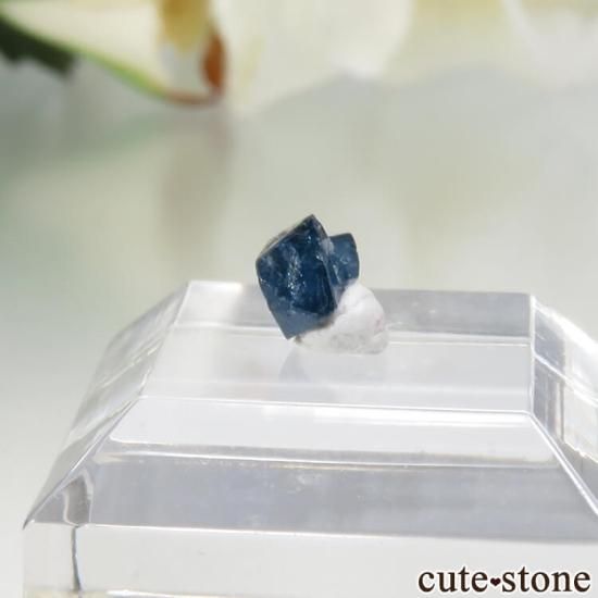 ナイジェリア産 ブルースピネル(ガーナイト)の結晶(原石)No.16の写真2 cute stone
