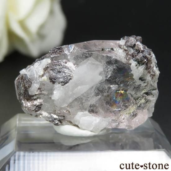 ブラジル Conselheiro Pena産 モルガナイト&トルマリン&マイカ&アルバイトの原石 No.10の写真1 cute stone