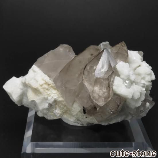 パキスタン産アクアマリンwithスモーキークォーツ原石 パキスタン スカルドゥ産 アクアマリン＆スモーキークォーツ