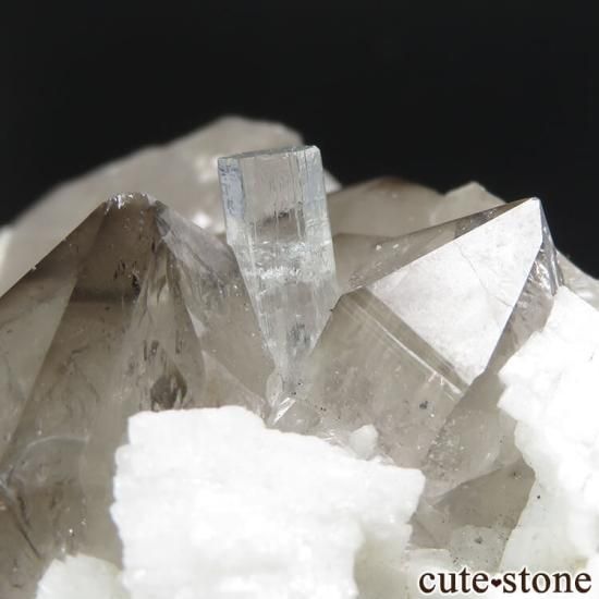 パキスタン産アクアマリンwithスモーキークォーツ原石 パキスタン シガル産 アクアマリン＆スモーキークォーツ