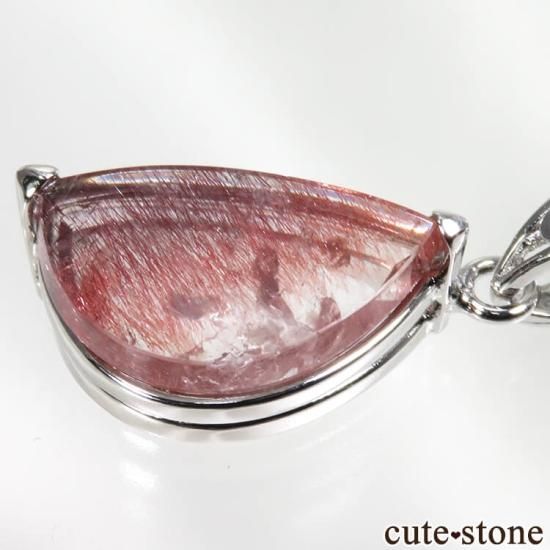 ファイアークォーツ(レピドクロサイトインクォーツ)のペンダントトップ No.18の写真1 cute stone