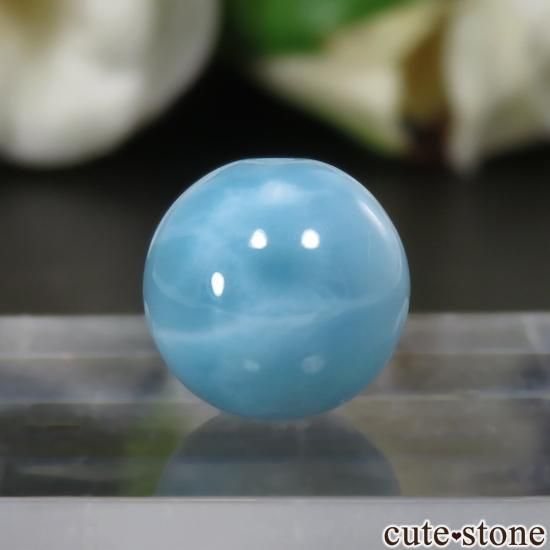 【粒売り】 ラリマー(アイスラリマー)ラウンド 約9.1mm AAAA+ No.3 - cute stone -