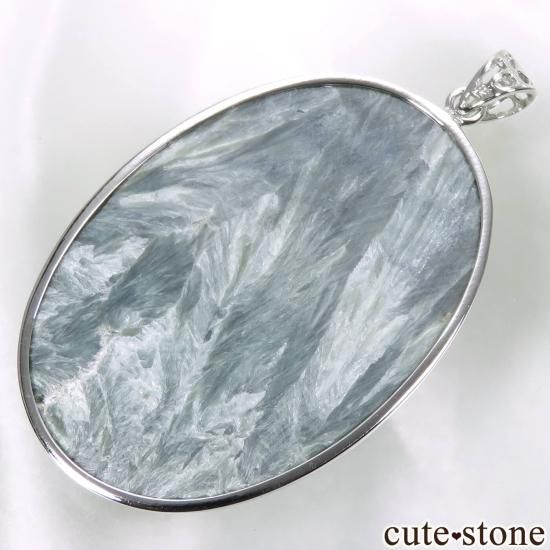 セラフィナイトのsilver925製 オーバル型ペンダントトップ No.4の写真0 cute stone