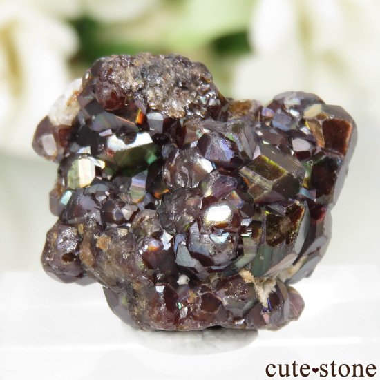 ニジェール Tchibarakaten産 レインボーガーネット（アンドラダイトガーネット）の原石 No.2 - cute stone -
