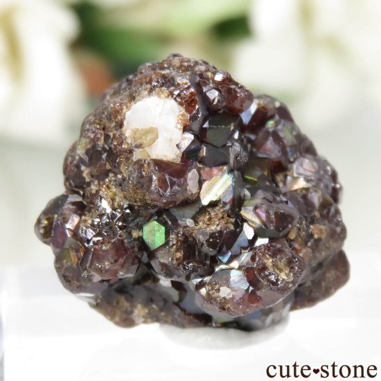ニジェール Tchibarakaten産 レインボーガーネット（アンドラダイトガーネット）の原石 No.2 - cute stone -