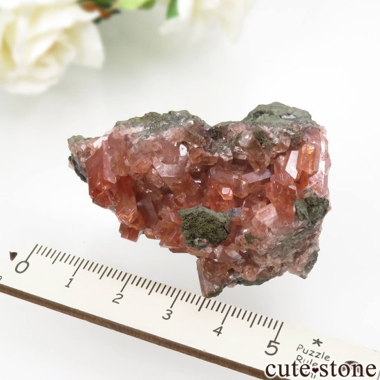 南アフリカ N'Chwaning Mines産 ロードクロサイトの母岩付き原石 No.18の写真8 cute stone