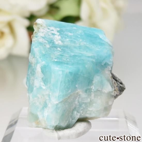 ★特選四連★自己防衛の石【計160cm✴︎天然アラゴナイト四種☆連】❤️ ブルーアラゴナイト(霰石) 原石 33.1g｜天然石 原石 通販 キラリ石