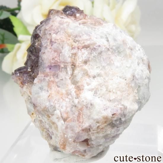 ドイツ ReiBbuhl Mine産 フローライト&クォーツの原石 No.1の写真1 cute stone