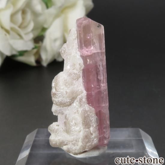 アフガニスタン Kunar産 ピンクトルマリン&モスコバイトの原石 No.14の写真0 cute stone