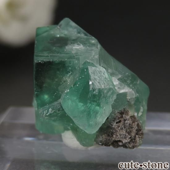 イングランド Rogerley Mine鉱山産 強蛍光 フローライトの原石 No.22の写真1 cute stone