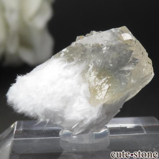 インド Lonavala産 カラーレス×イエローアポフィライト＆モルデナイト