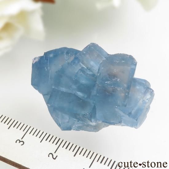 フランス La Barre Mine産 ブルーフローライトの原石 No.43 - cute stone - フランス La Barre Mine産 ブルーフローライトの原石 No.43 - cute stone -