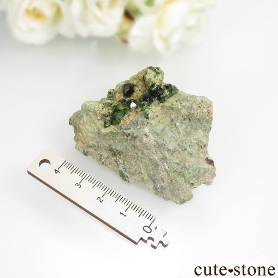 イラン Belqeys Mountain産のデマントイドガーネットの原石 No.15の写真4 cute stone