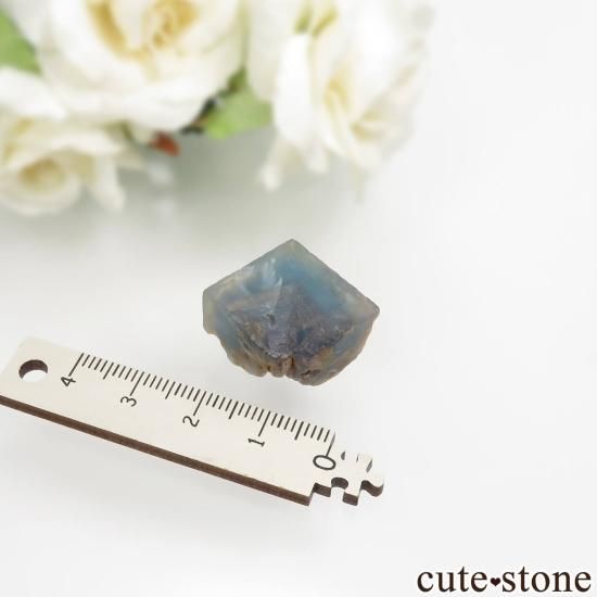【コレクターズアイテム】フローライト バイカラーフローライト ブラジル産 ルース 3.97ct[210913217