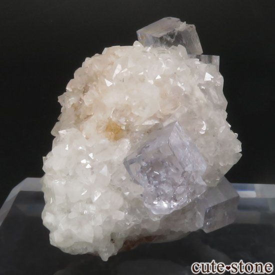 ドイツ Clara Mine産 フローライト＆クォーツの原石 No.3の写真0 cute stone