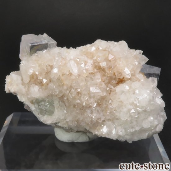 ドイツ Clara Mine産 フローライト＆クォーツの原石 No.3の写真1 cute stone