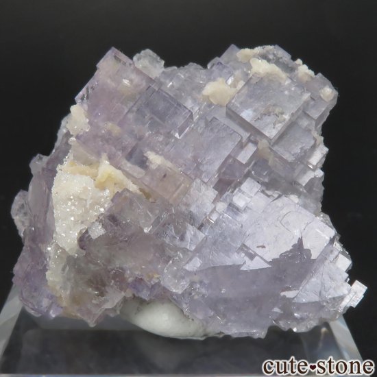 ドイツ Clara Mine産 フローライト＆クォーツの原石 No.5の画像 cute stone