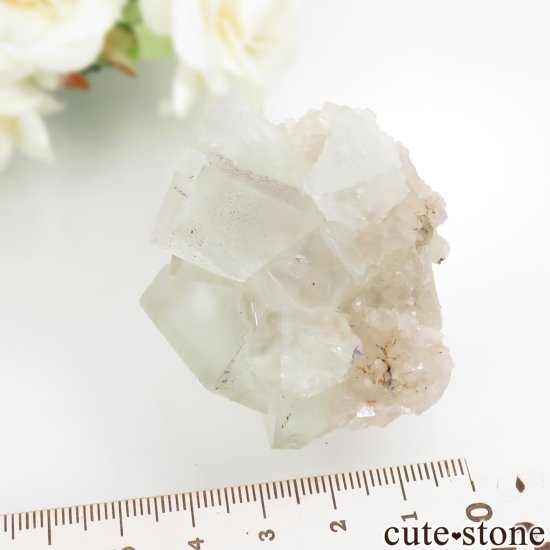 ドイツ Clara Mine産 フローライト＆クォーツの原石 No.8の写真3 cute stone