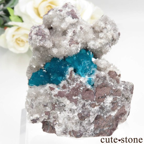 インド プネー産 カバンサイト＆スティルバイトの母岩付き結晶（原石）No.41