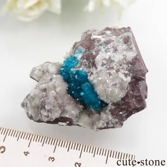 インド プネー産 カバンサイト＆スティルバイトの母岩付き結晶（原石