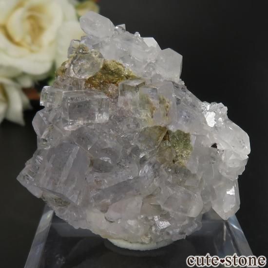 スペイン Emilio Mine産 フローライト＆クォーツ原石 No.9 - cute stone -