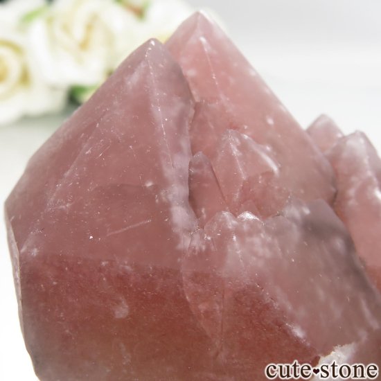 カザフスタン産 ストロベリークォーツ(苺水晶)の原石 No.15の写真3 cute stone