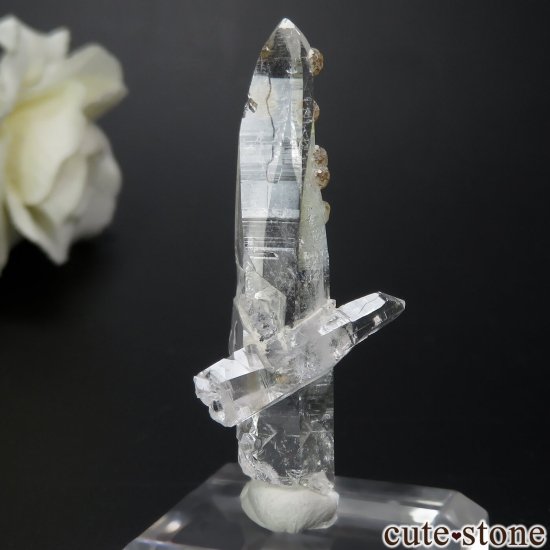 ブラジル Gouveia産 クォーツ（水晶）＆バリサイトの原石 No.1の写真0 cute stone