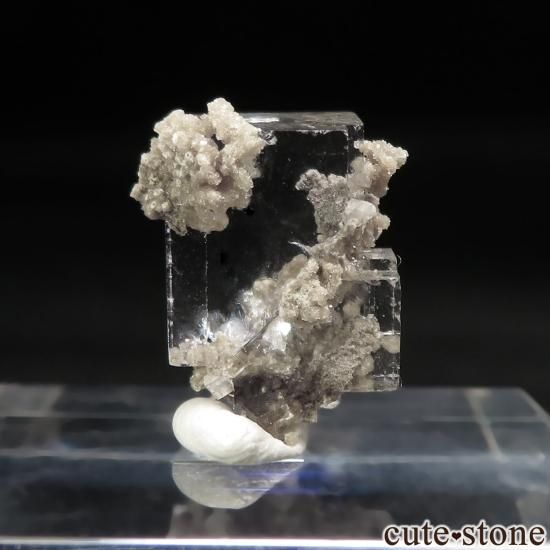 ニューヨーク州 Walworth産 カラーレスフローライトの原石 No.6の写真1 cute stone