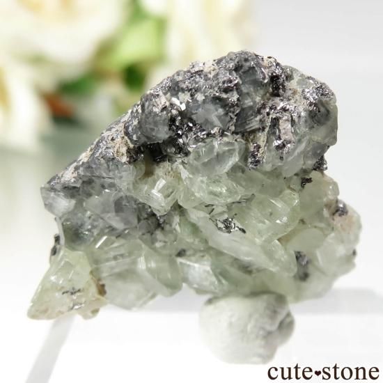 タンザニア メレラニ産 タンザナイト&ダイオプサイトの原石 No.96の写真1 cute stone