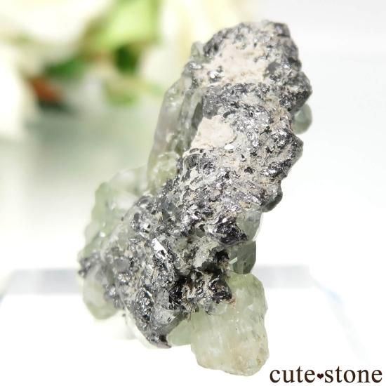 タンザニア メレラニ産 タンザナイト&ダイオプサイトの原石 No.96の写真2 cute stone