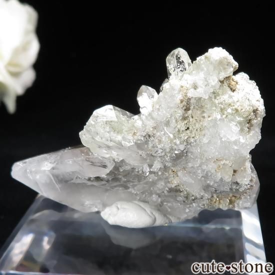 パキスタン Kharan産 ルチル&ブルッカイトインクォーツの原石 No.1の写真1 cute stone