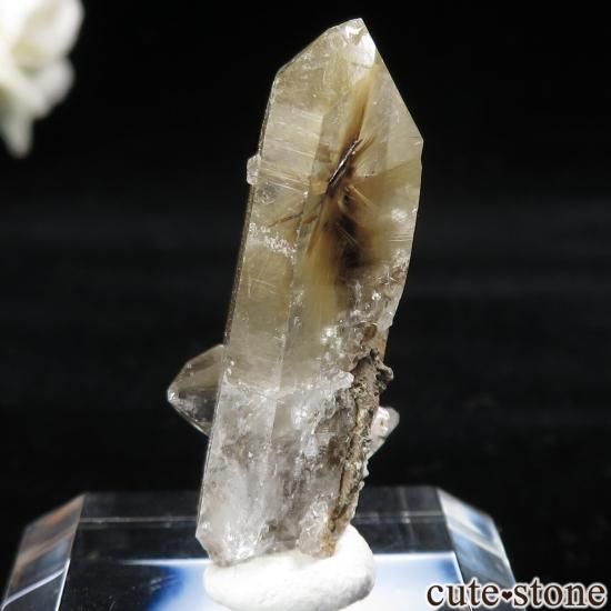 パキスタン Kharan産 ルチル&ブルッカイトインクォーツの原石 No.2の写真2 cute stone