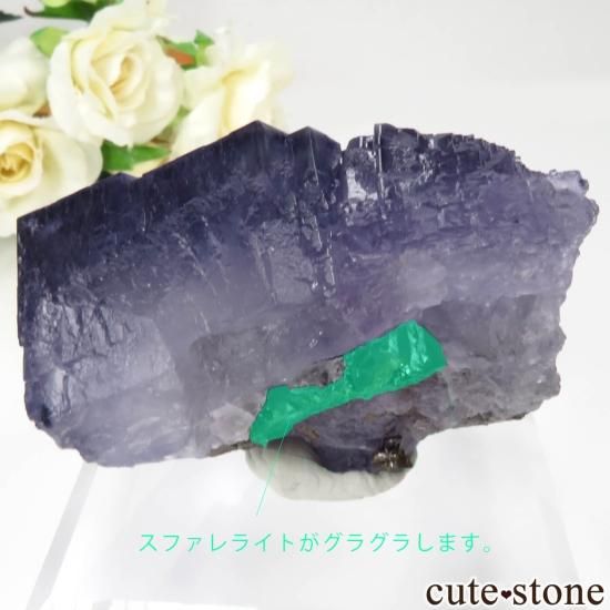 【標本no.04】エルムウッド産　フローライト アメリカ　テネシー州 標本no.04】エルムウッド産 フローライト アメリカ テネシー州