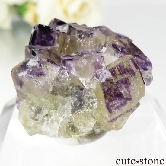 ナミビア Okorusu Mine Purple Bunny Pocket産 フローライトの