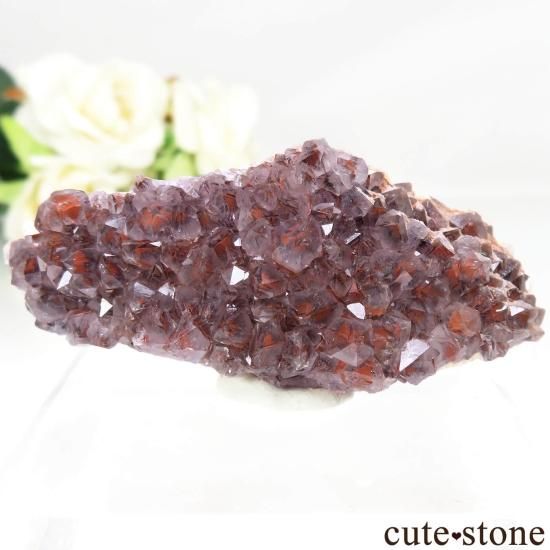 マダガスカル Ambatovita産 レッドアメジスト(ヘマタイトイン