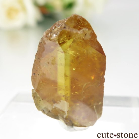 パキスタン Zagi Mountain産 スフェーン（チタナイト）の原石 No.3の写真1 cute stone