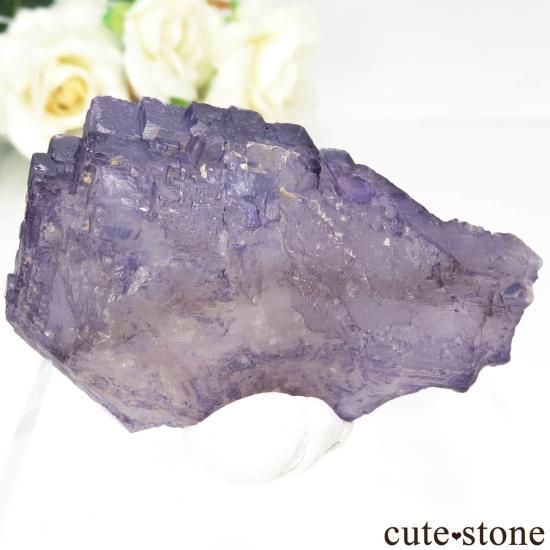 メキシコ Tule Mine産 パープルフローライトの結晶（原石）No.7