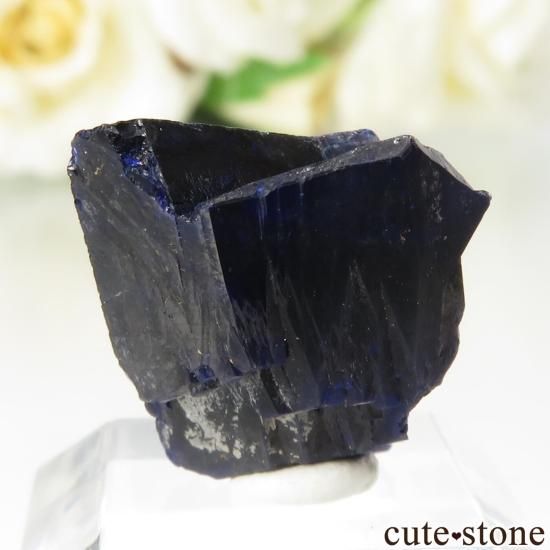モロッコ Kerrouchene産 アズライトの原石 No.7の写真1 cute stone