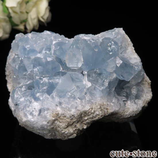 マダガスカル産 セレスタイトの原石（クラスター）No.21 - cute stone -
