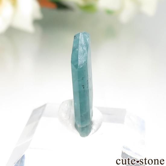 【鑑別書付】 マダガスカル Behara産 グランディディエライトの結晶 (原石) No.3の写真0 cute stone