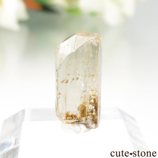 ザンビア Karengerenge産 インペリアルトパーズの原石 No.4 - cute stone -